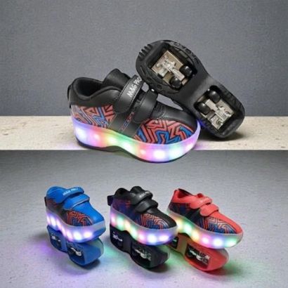 صورة سكوتر تزلج رياضي باربع عجلات – مقاس  (من 28 إلى 39)